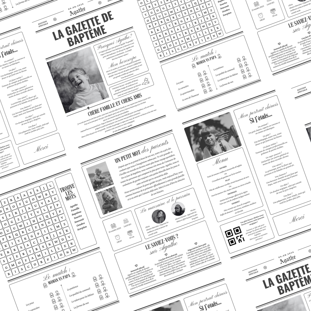 Gazette Baptême